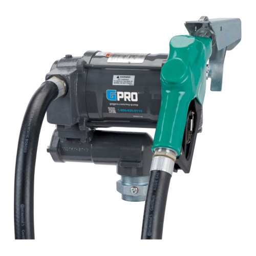 GPI PRO20-115AD 1115V 20 GPM Fuel Transfer Pump with Auto Shut-off Diesel Nozzle - Consumer Petroleum Pumps